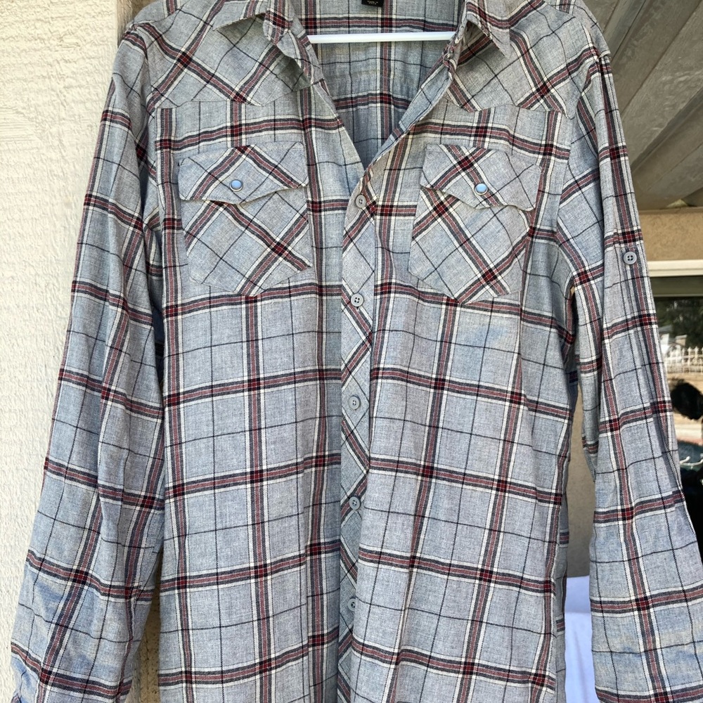 Men’s Helix Plaid Button Down